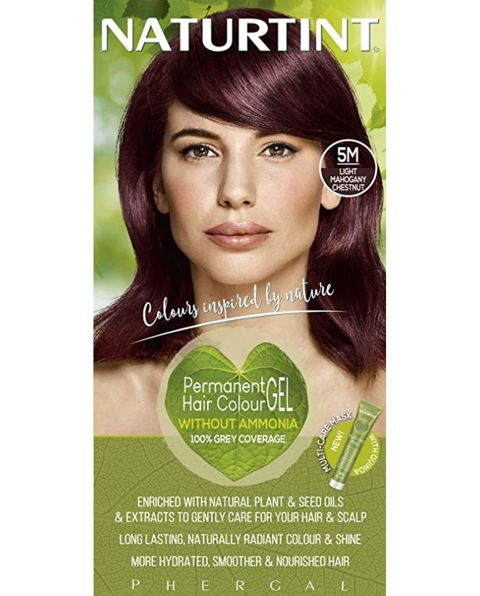 Naturtint Permanent Hair Colour Gel 5M Light Mahogany Chestnut – 170ml