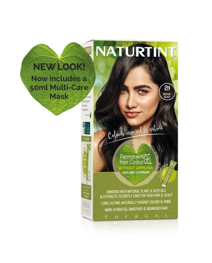 Naturtint Permanent Hair Colour Gel 2N Brown-Black – 170ml