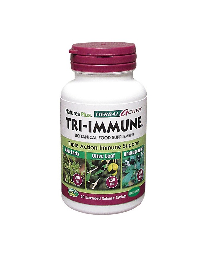 Nature's Plus Herbal Actives Tri-Immune Extended Release 60 Tablets