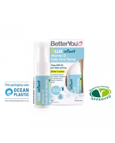 BetterYou Dlux Infant D oral spray 15ml