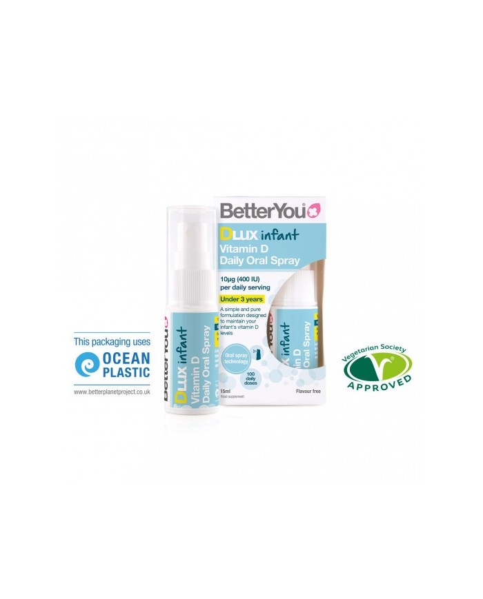 BetterYou Dlux Infant D oral spray 15ml
