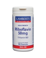 Lamberts Riboflavin 50mg (Vitamin B2) 100 Caps