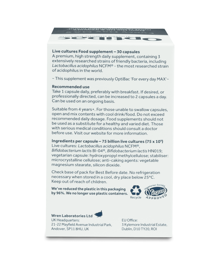 OptiBac Everyday Max 30 Capsules