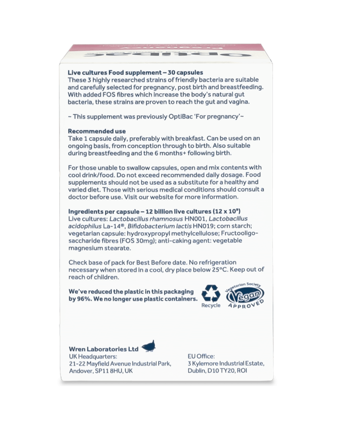 OptiBac Pregnancy 30 Capsules