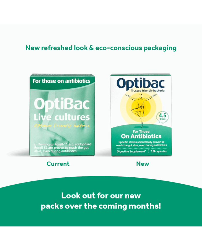 OptiBac For Those on Antibiotics 10 Capsules