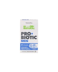 Nature's Plus GI Natural Pro Biotic Men 60 Billion CFU 30 Capsules