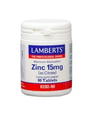 Lamberts Zinc 15mg (as Citrate) 90 &180 Tabs