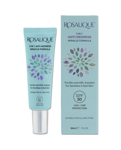 Rosalique 3 in 1 Anti-Redness Miracle Formula SPF50