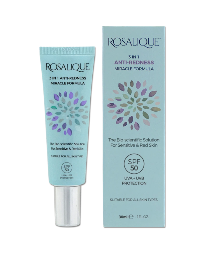 Rosalique 3 in 1 Anti-Redness Miracle Formula SPF50