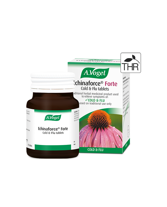 A.Vogel Echinaforce Forte Cold & Flu tablets to relieve symptoms of colds and flu, 40 tablets
