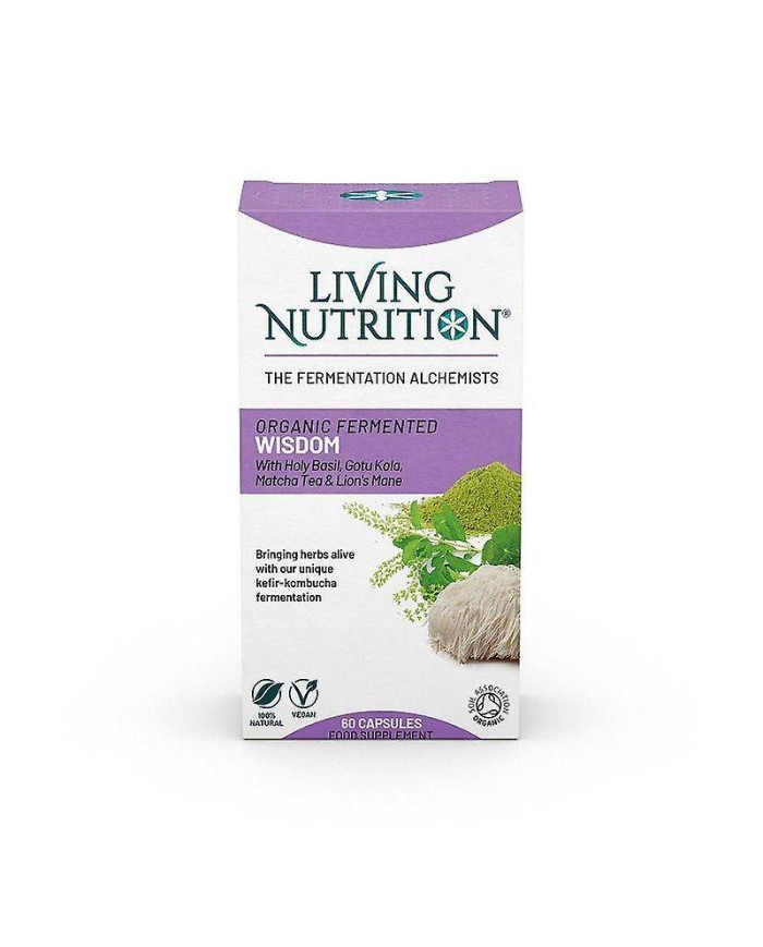 Living Nutrition Organic Fermented Wisdom Caps 60