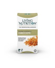 Living Nutrition Organic Fermented Cordyceps Caps 60