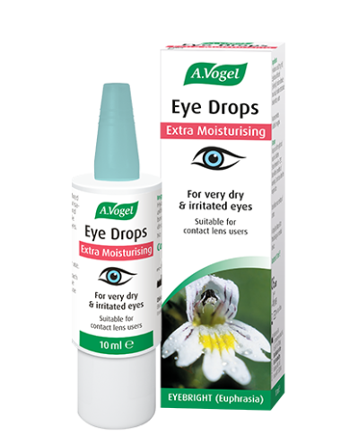 A.Vogel Eye Drops Extra Moisturising with Euphrasia & Hyaluronic acid for very dry and irritated eyes, 10ml
