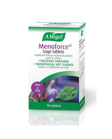 A.Vogel Menoforce Sage Tablets for Menopausal Hot Flushes and Night Sweats, One-a-Day, 30s & 90s tablets
