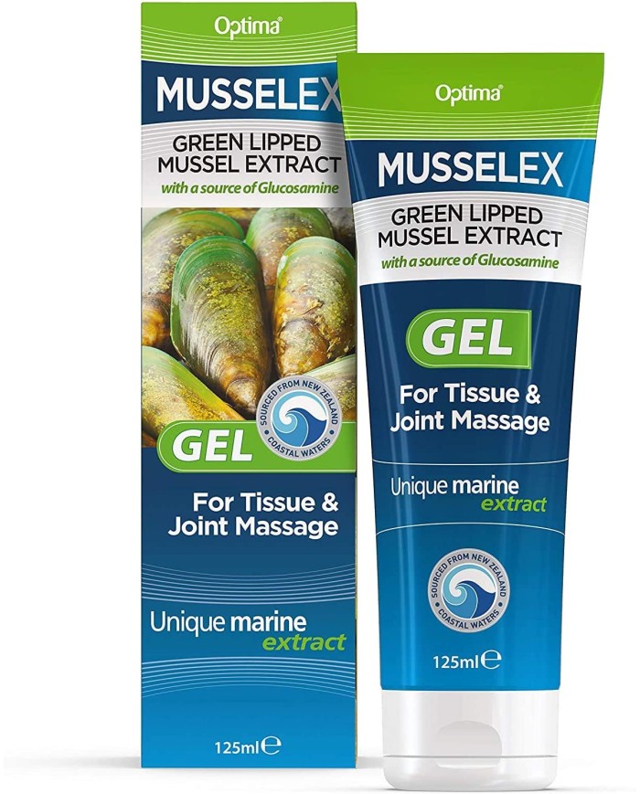 Optima Musselflex Gel Green Lipped Mussel Extract with Glucosamine 125ml