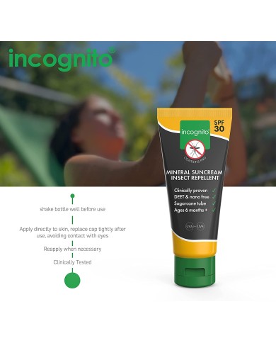 incognito Suncream Insect Repellent - SPF30 100ml