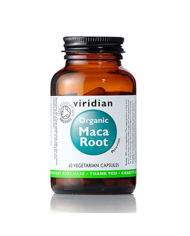 Viridian Organic Maca Root - 500mg - 60 Vegicaps