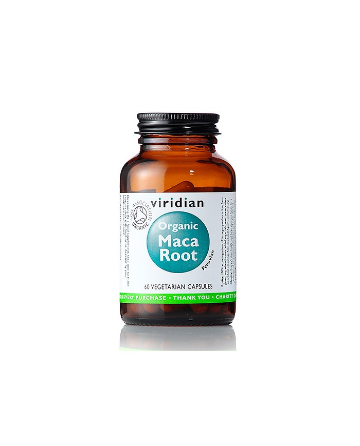 Viridian Organic Maca Root - 500mg - 60 Vegicaps