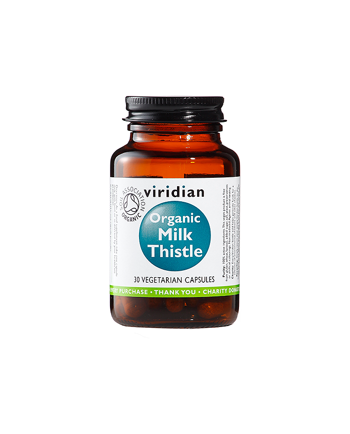 Viridian Organic Milk Thistle - 30s & 150s x 400mg Vegicaps