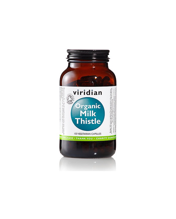 Viridian Organic Milk Thistle - 30s & 150s x 400mg Vegicaps