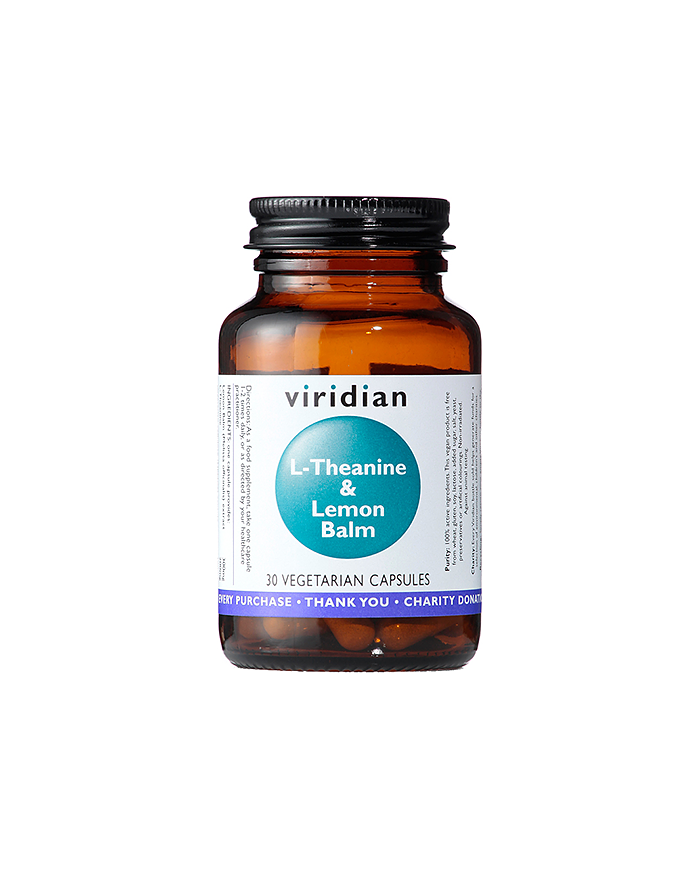 Viridian L-Theanine and Lemon Balm - 30 & 90 Vegicaps