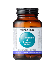 Viridian L-Theanine and Lemon Balm - 30 & 90 Vegicaps