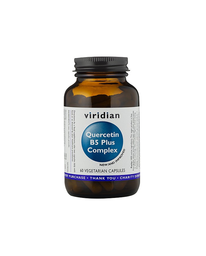 Viridian Quercetin B5 Plus Complex - with Nettle - 60 Vegicaps