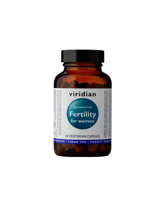 Viridian Pro-conception Fertility for Women - 60 & 120 Vegicaps