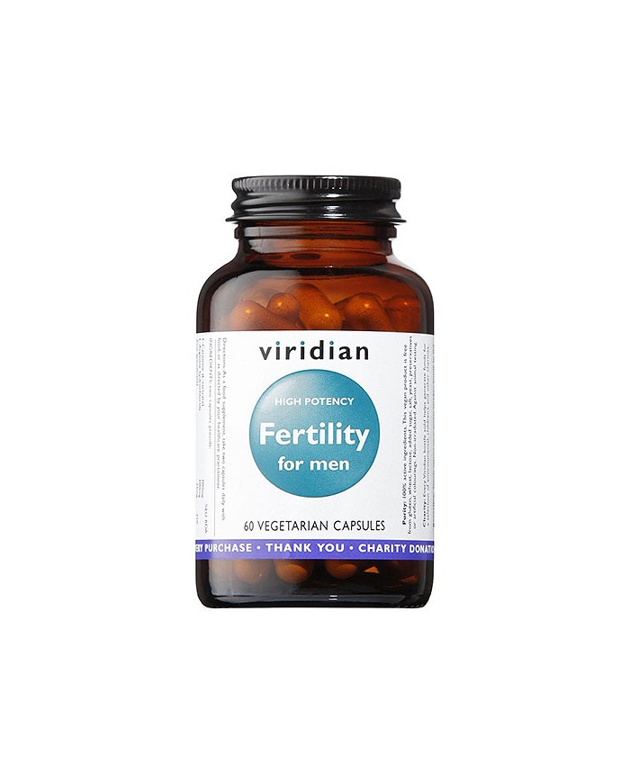 Viridian High Potency Fertility for Men - 60 & 120 Vegicaps