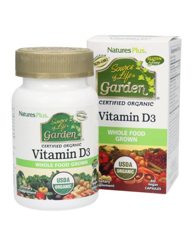 Nature's Plus Source of Life® Garden Vitamin D3 Capsules