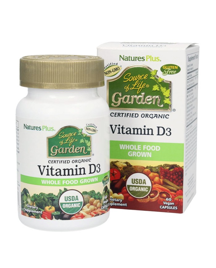 Nature's Plus Source of Life® Garden Vitamin D3 Capsules