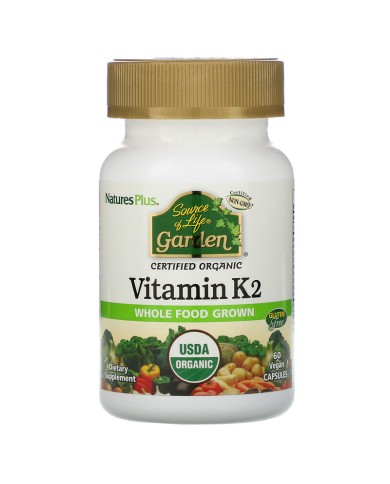 Nature's Plus Source of Life® Garden Vitamin K2 |120 mcg Capsules