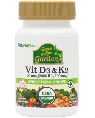Nature's Plus Source of Life Garden Vitamins D3 & K2