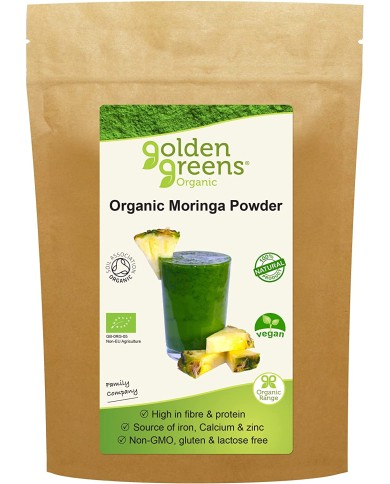Golden Greens Organic Moringa Powder, 100g & 200g