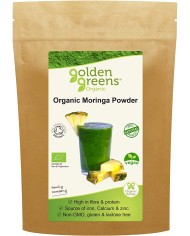 Golden Greens Organic Moringa Powder, 100g & 200g