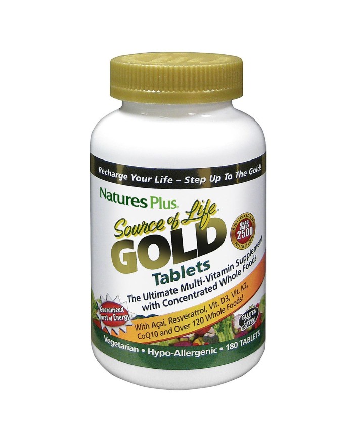 Nature's Plus Source of Life® GOLD Multivitamin Tablets