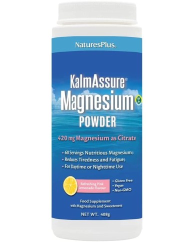 Nature's Plus KalmAssure® Magnesium Powder - Pink Lemonade 360g