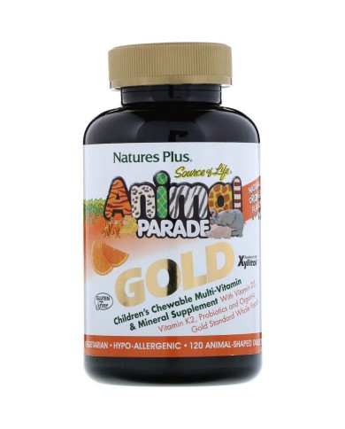 Nature's Plus  Animal Parade® GOLD Multivitamin Children's 120 Chewables - Orange