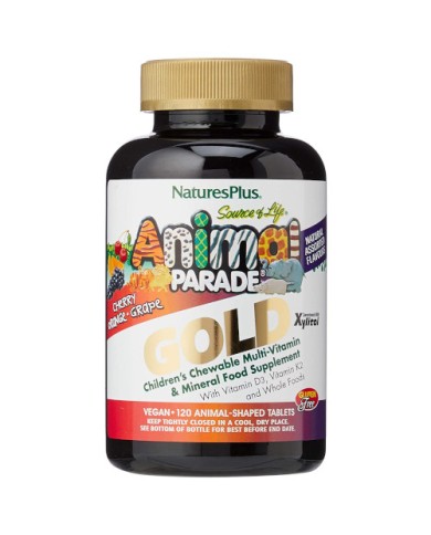 Nature's Plus Animal Parade® GOLD Multivitamin Childrens 120 Chewables - Assorted