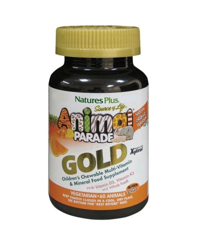 Nature's Plus  Animal Parade® GOLD Multivitamin Children's 60 Chewables - Orange