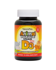 Nature's Plus Animal Parade® Vitamin D3 500 IU Children's Chewables