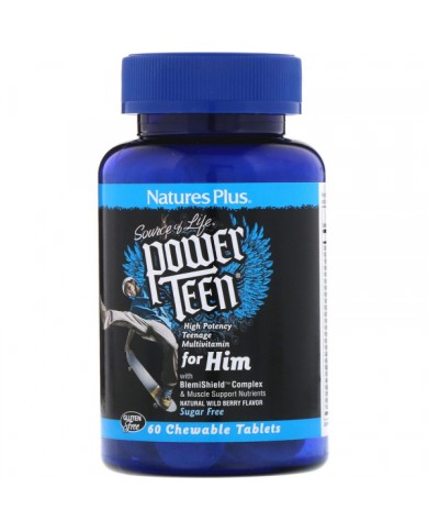 Source of Life® POWER TEEN® For Him Chewables