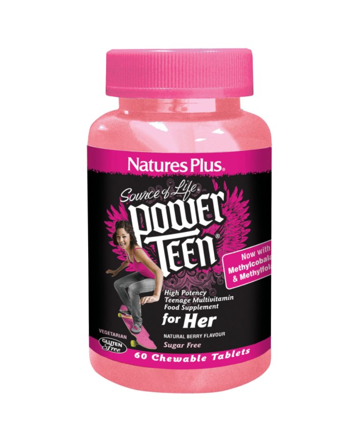 Source of Life® POWER TEEN® For Her Chewables