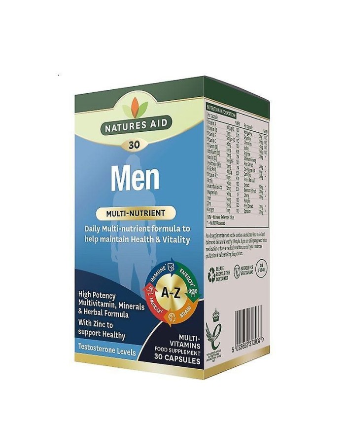 Natures Aid Men's Multi-Vitamins & Minerals