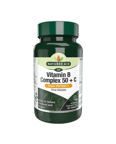 Natures Aid Vitamin B Complex 50 + C