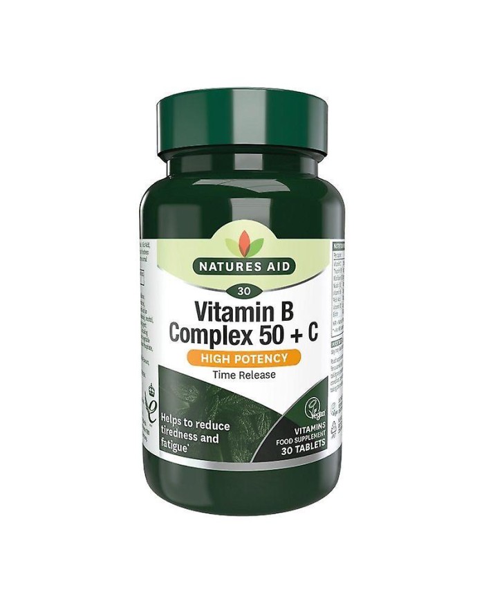 Natures Aid Vitamin B Complex 50 + C