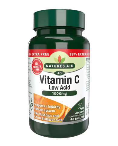 Natures Aid Vitamin C 1000mg Low Acid