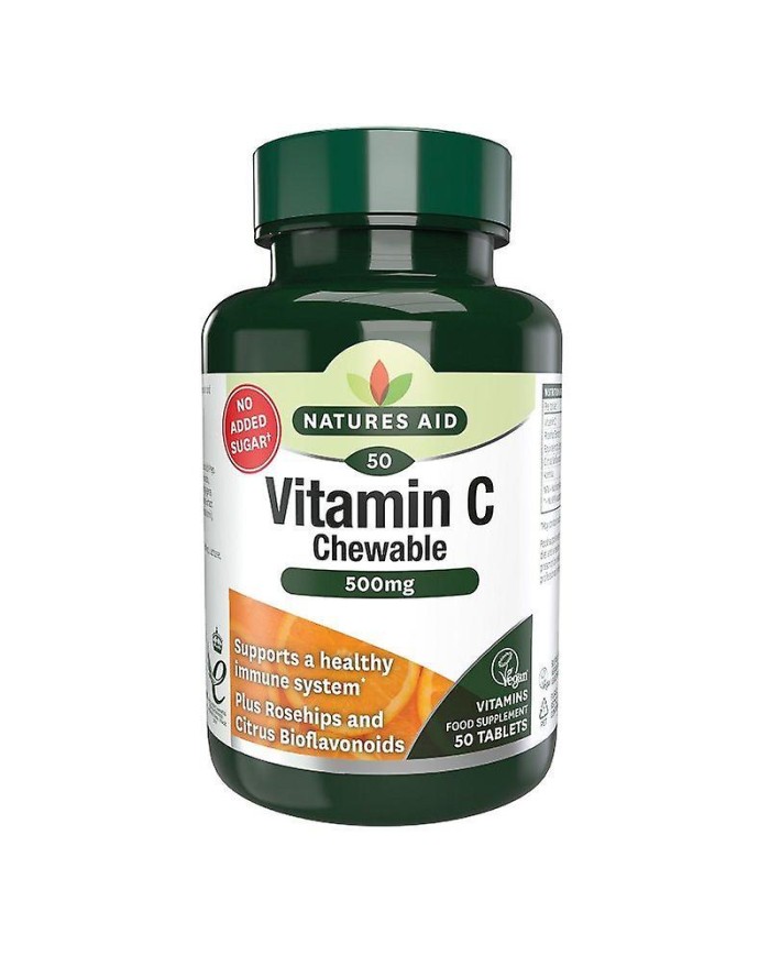 Natures Aid Vitamin C 500mg Chewable