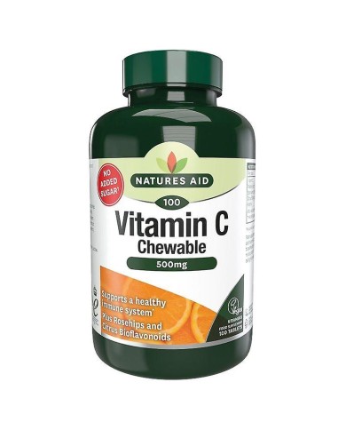 Natures Aid Vitamin C 500mg Chewable