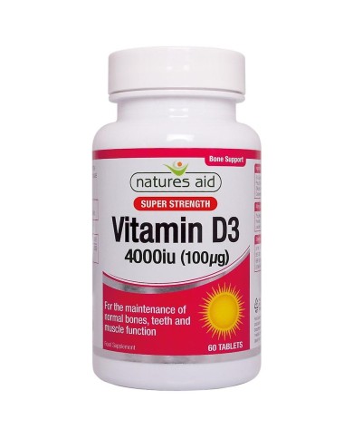 Natures Aid Vitamin D3 4000iu